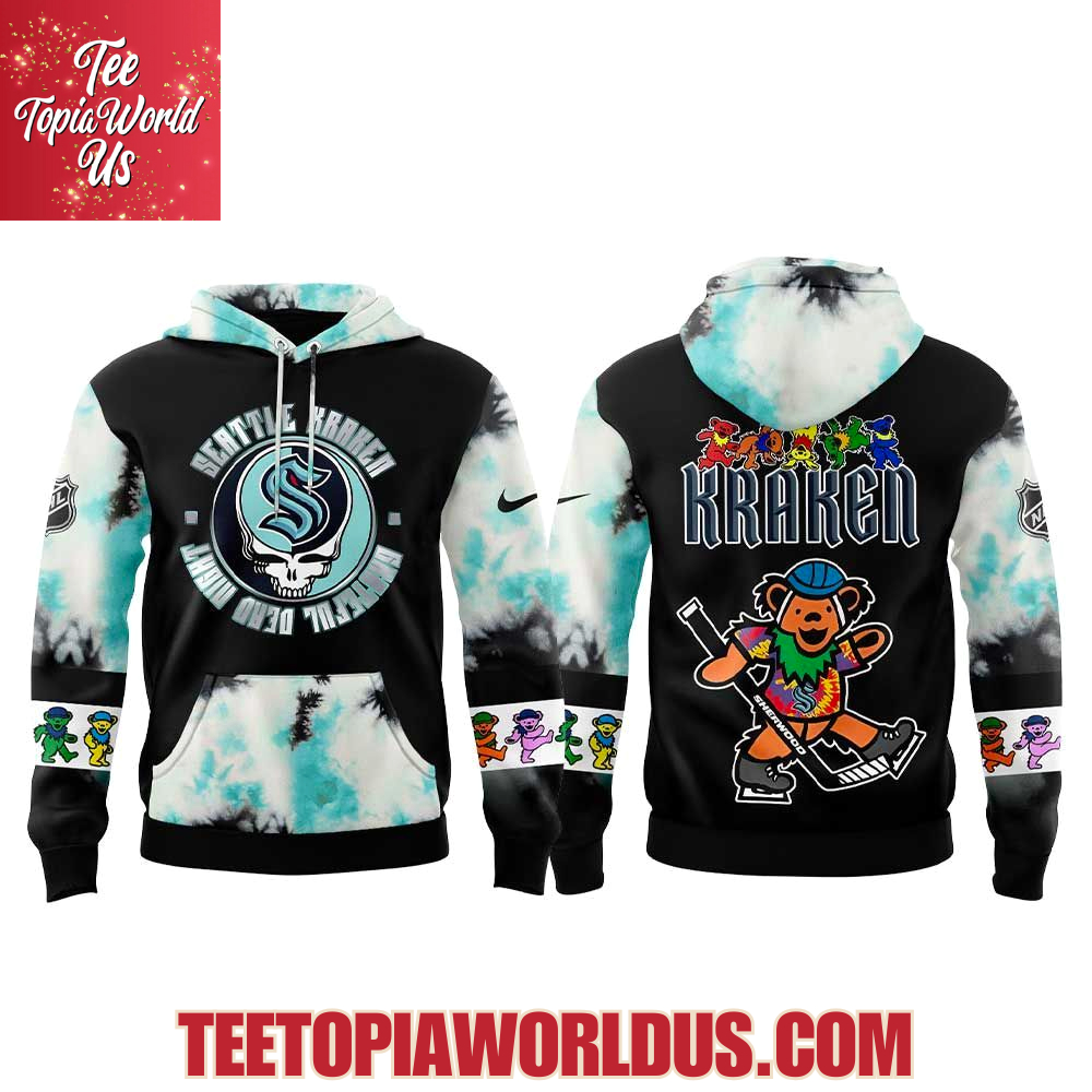 Seattle Kraken Grateful Dead Night 60th Hoodie Seattle Kraken Grateful Dead Night 60th Hoodie