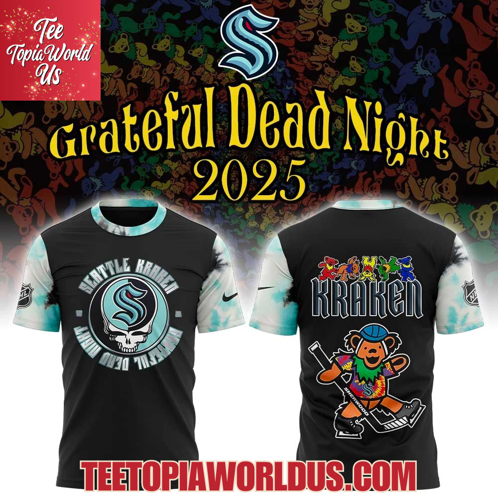 Seattle Kraken Grateful Dead Night 60th Hoodie Seattle Kraken Grateful Dead Night 60th Hoodie