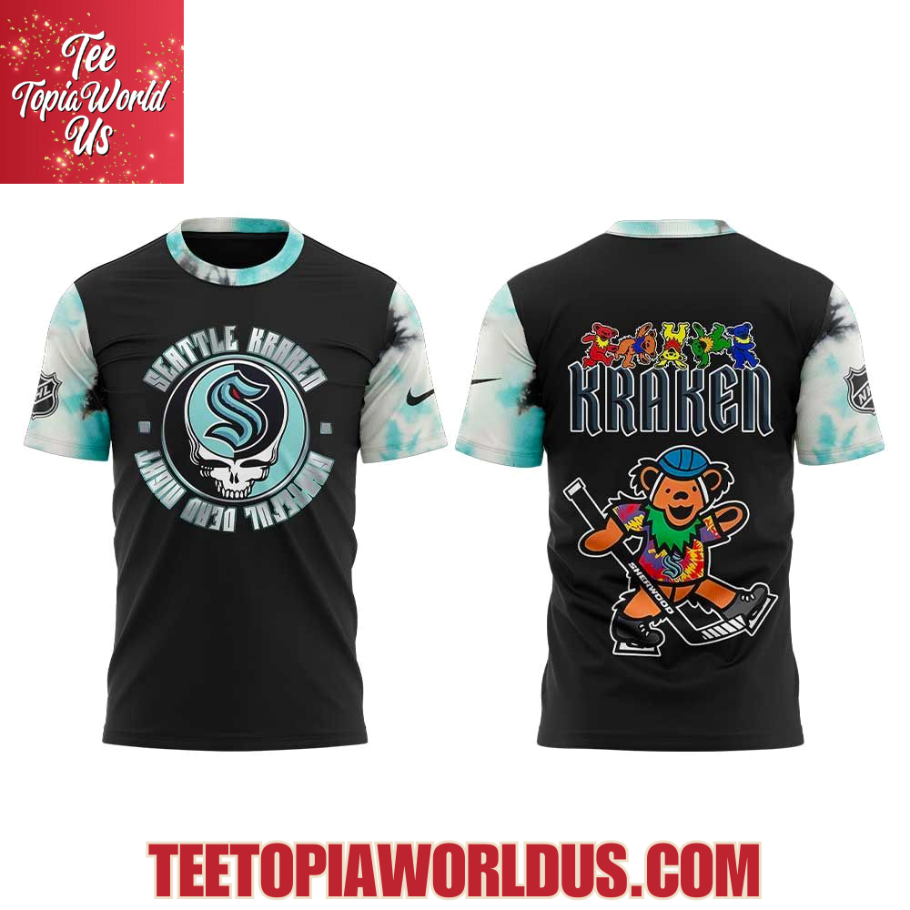 Seattle Kraken Grateful Dead Night 60th Hoodie Seattle Kraken Grateful Dead Night 60th Hoodie