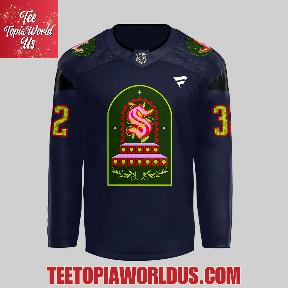 Seattle Kraken Hispanic Heritage Night Jersey 2025 Seattle Kraken Hispanic Heritage Night Jersey 2025