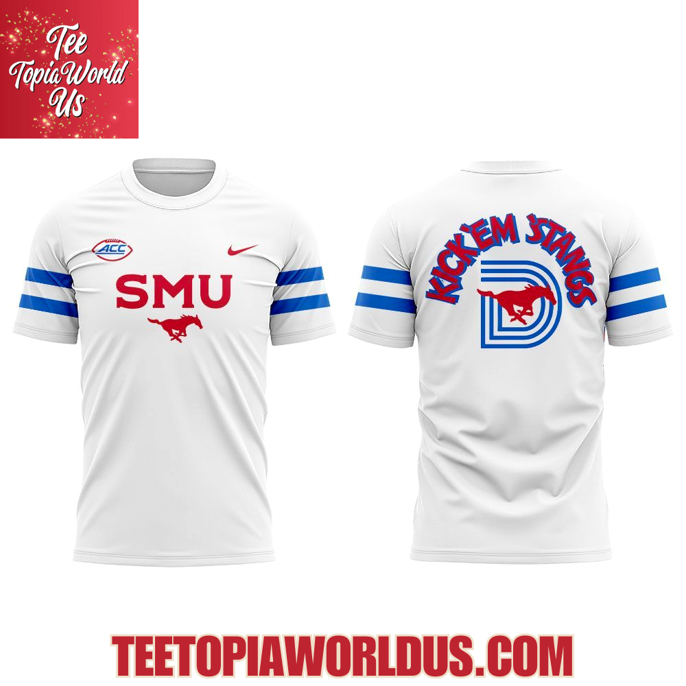 SMU Football All White Uniform 2025 Hoodie SMU Football All White Uniform 2025 Hoodie