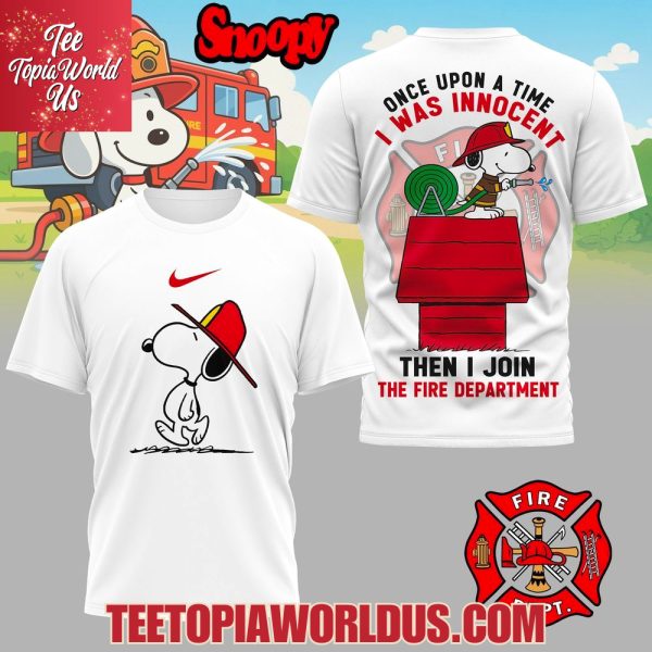 Snoopy Firefighter T-Shirt Snoopy Firefighter T-Shirt