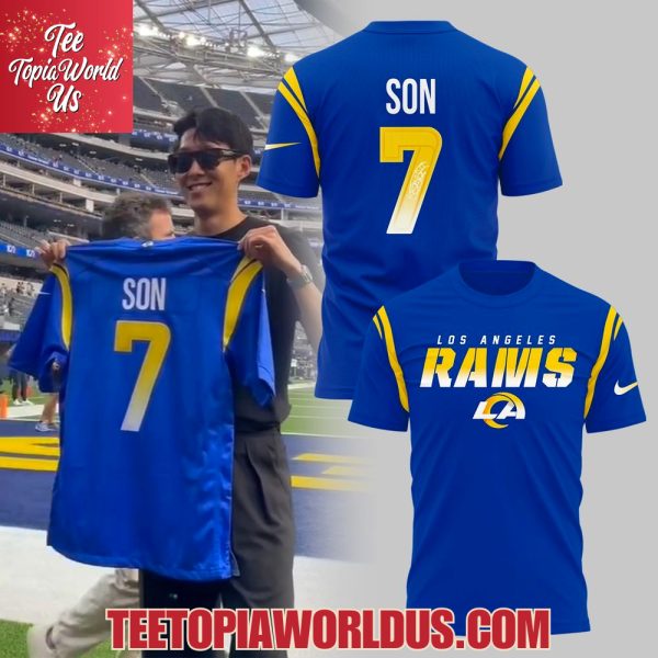 Son Heung Min x Los Angeles Rams T-Shirt, Hoodie