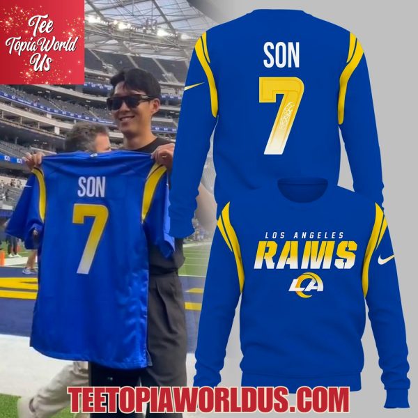 Son Heung Min x Los Angeles Rams T-Shirt, Hoodie