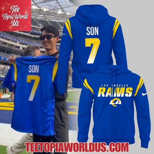 Son Heung Min x Los Angeles Rams T-Shirt, Hoodie