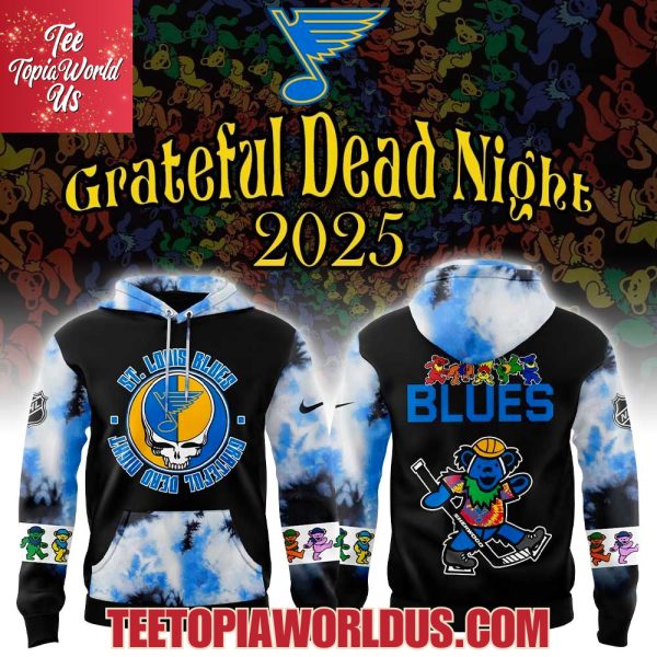St. Louis Blues Grateful Dead Night 60th Hoodie