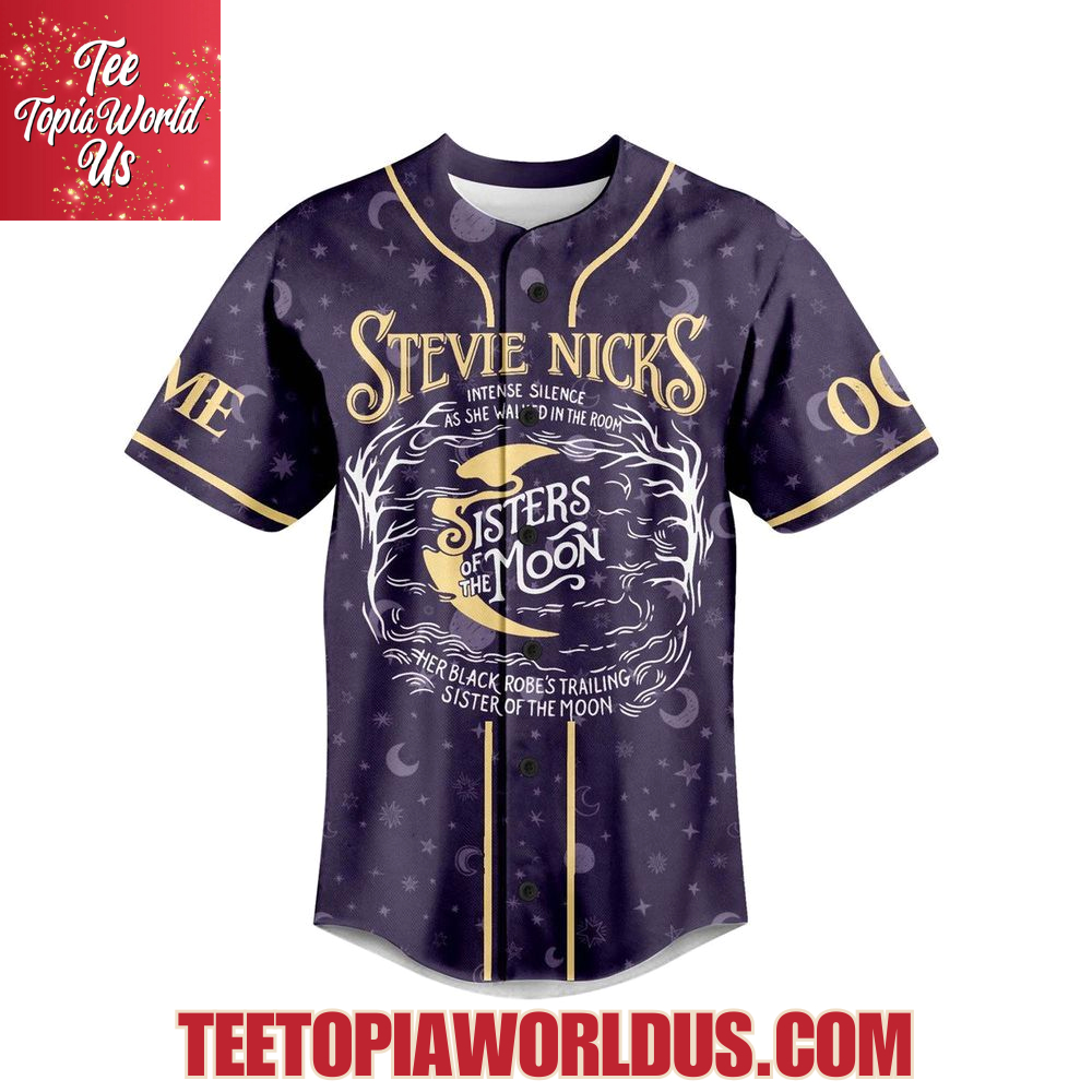 Stevia Nicks 2025 Tour Baseball Jersey Stevia Nicks 2025 Tour Baseball Jersey