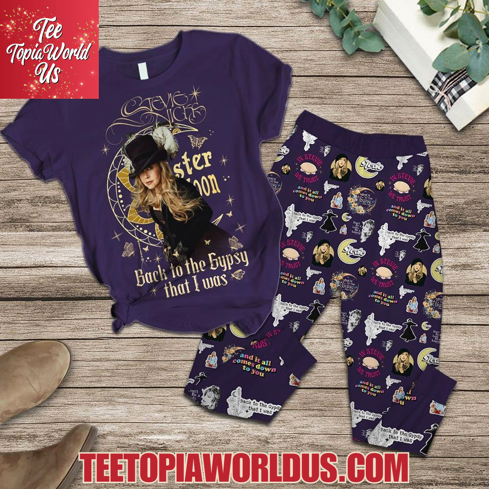 Stevie Nicks Back To The Gypsy That I Was Pajamas Set Stevie Nicks Back To The Gypsy That I Was Pajamas Set