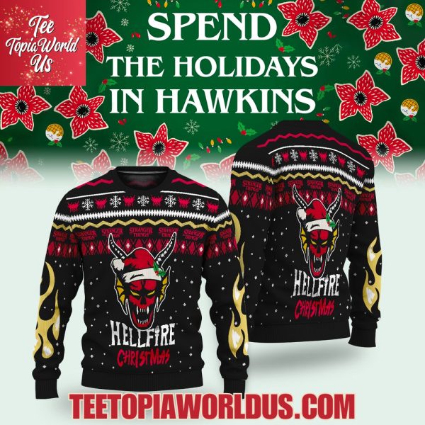 Stranger Things Hellfire Club Ugly Sweater