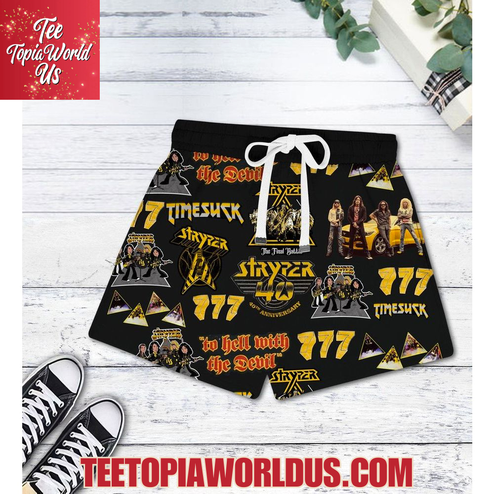 Stryper 40th Anniversary Pajamas Set Stryper 40th Anniversary Pajamas Set