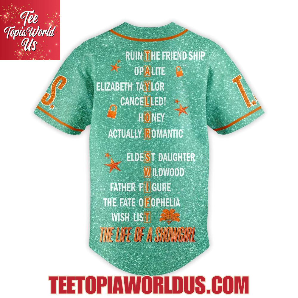 Taylor Swift The Life Of Showgirl Jersey Taylor Swift The Life Of Showgirl Jersey