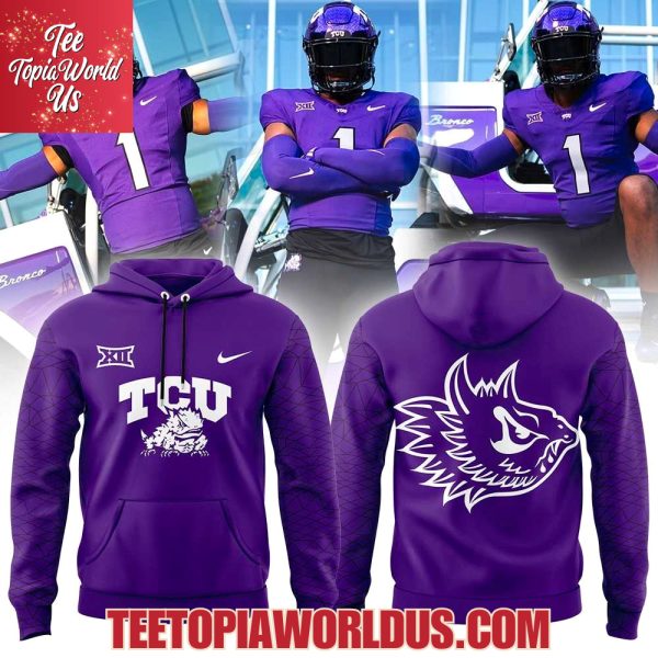 TCU The Best Uniform Purple Hoodie