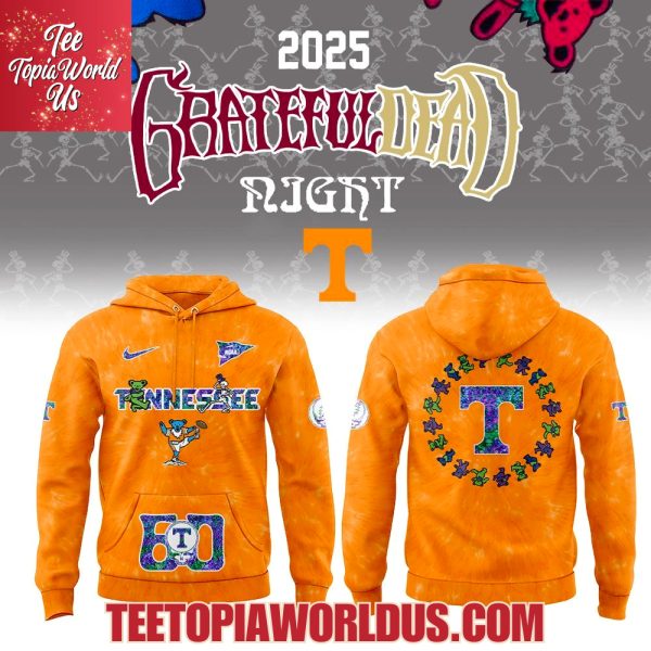Tennessee Volunteers Grateful Dead 60th Anniversary Hoodie
