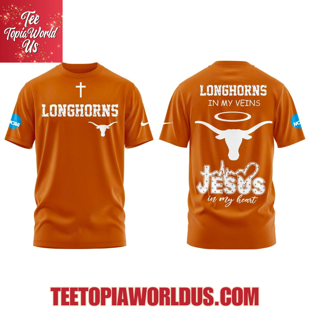 Texas Longhorns Jesus and Football Hoodie Texas Longhorns Jesus and Football Hoodie