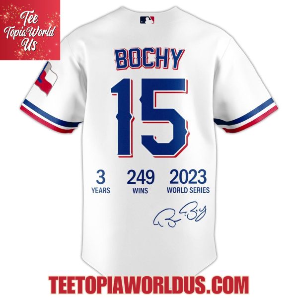 Texas Rangers x Bruce Bochy Thanks For The Memories Jersey