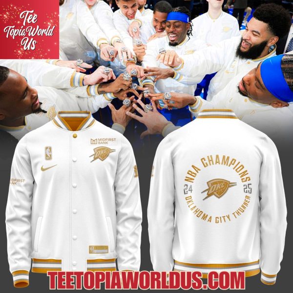 Thunder Legacy 24/25 Honoring a championship legacy and igniting a glorious future Jacket Thunder Legacy 24/25 Honoring a championship legacy and igniting a glorious future Jacket