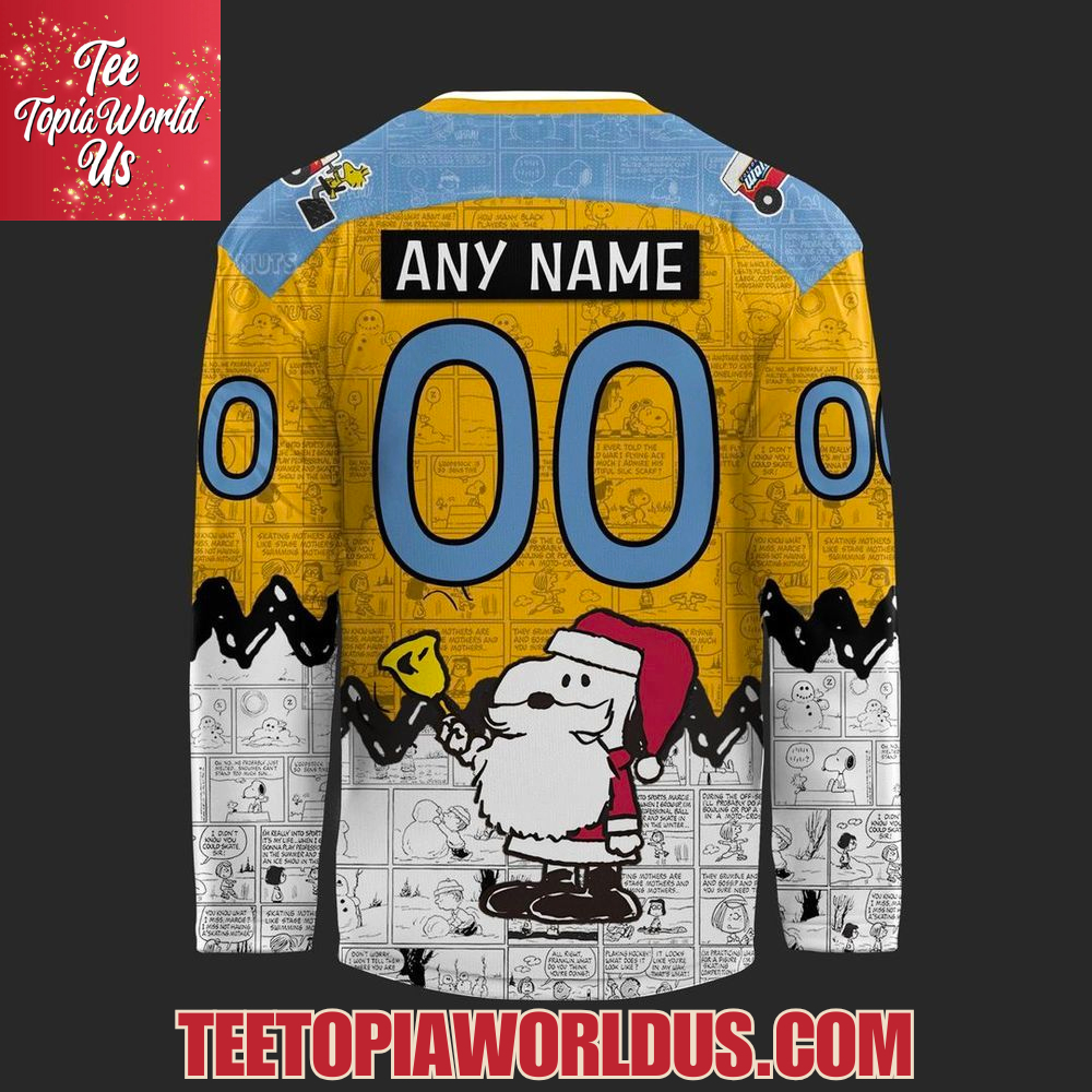 Toledo Walleye Peanuts Night 2025 - 2026 Hockey Jersey Toledo Walleye Peanuts Night 2025 - 2026 Hockey Jersey