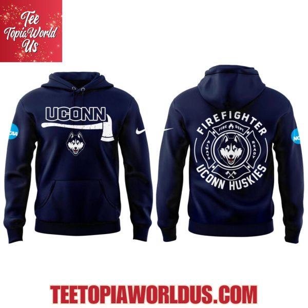UConn Huskies Firefighter Application Day Hoodie