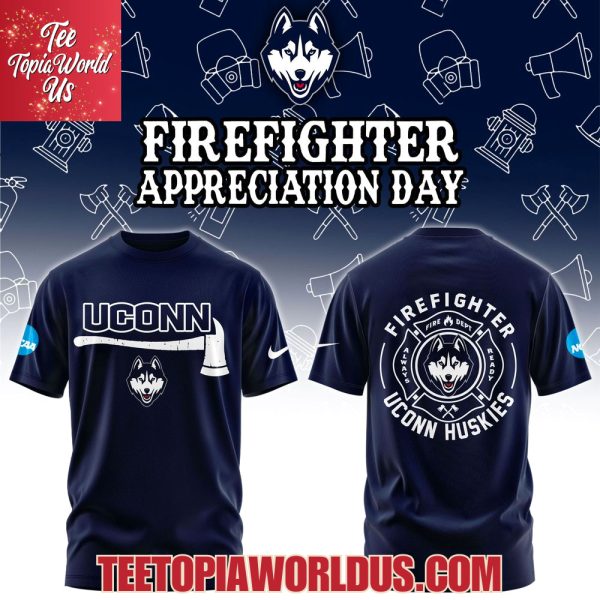 UConn Huskies Firefighter Application Day Hoodie