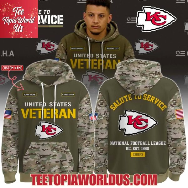 US Veterans Day x Kansas City Chiefs Hoodie US Veterans Day x Kansas City Chiefs Hoodie