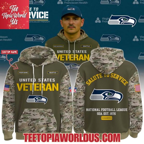 US Veterans Day x Seattle Seahawks Hoodie US Veterans Day x Seattle Seahawks Hoodie