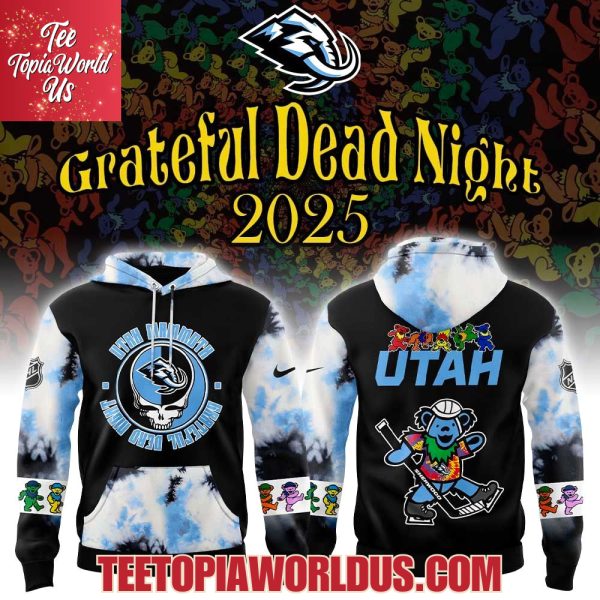 Utah Mammoth Grateful Dead Night 60th Hoodie