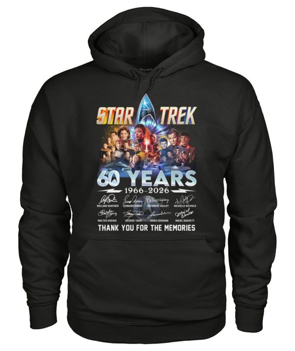 Star Trek 60 Years 1966 – 2026 Thank You For The Memories T-Shirt
