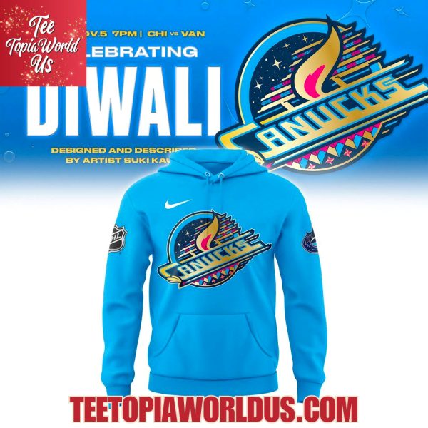 Vancouver Canucks Diwali Celebration Hoodie Vancouver Canucks Diwali Celebration Hoodie