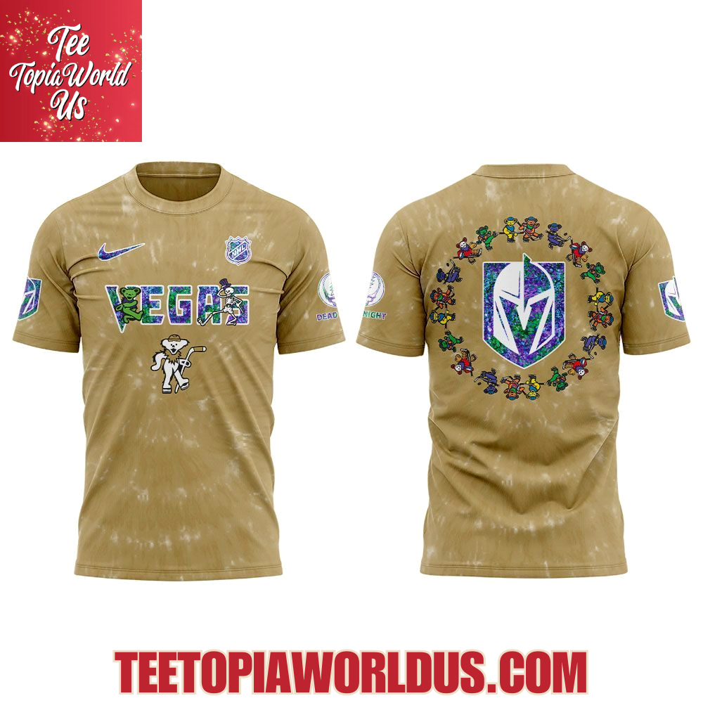 Vegas Golden Knights Grateful Dead 60th Anniversary Hoodie Vegas Golden Knights Grateful Dead 60th Anniversary Hoodie