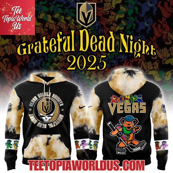 Vegas Golden Knights Grateful Dead Night 60th Hoodie