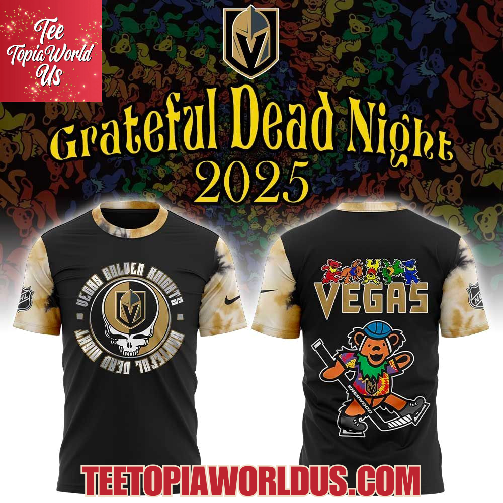 Vegas Golden Knights Grateful Dead Night 60th Hoodie Vegas Golden Knights Grateful Dead Night 60th Hoodie