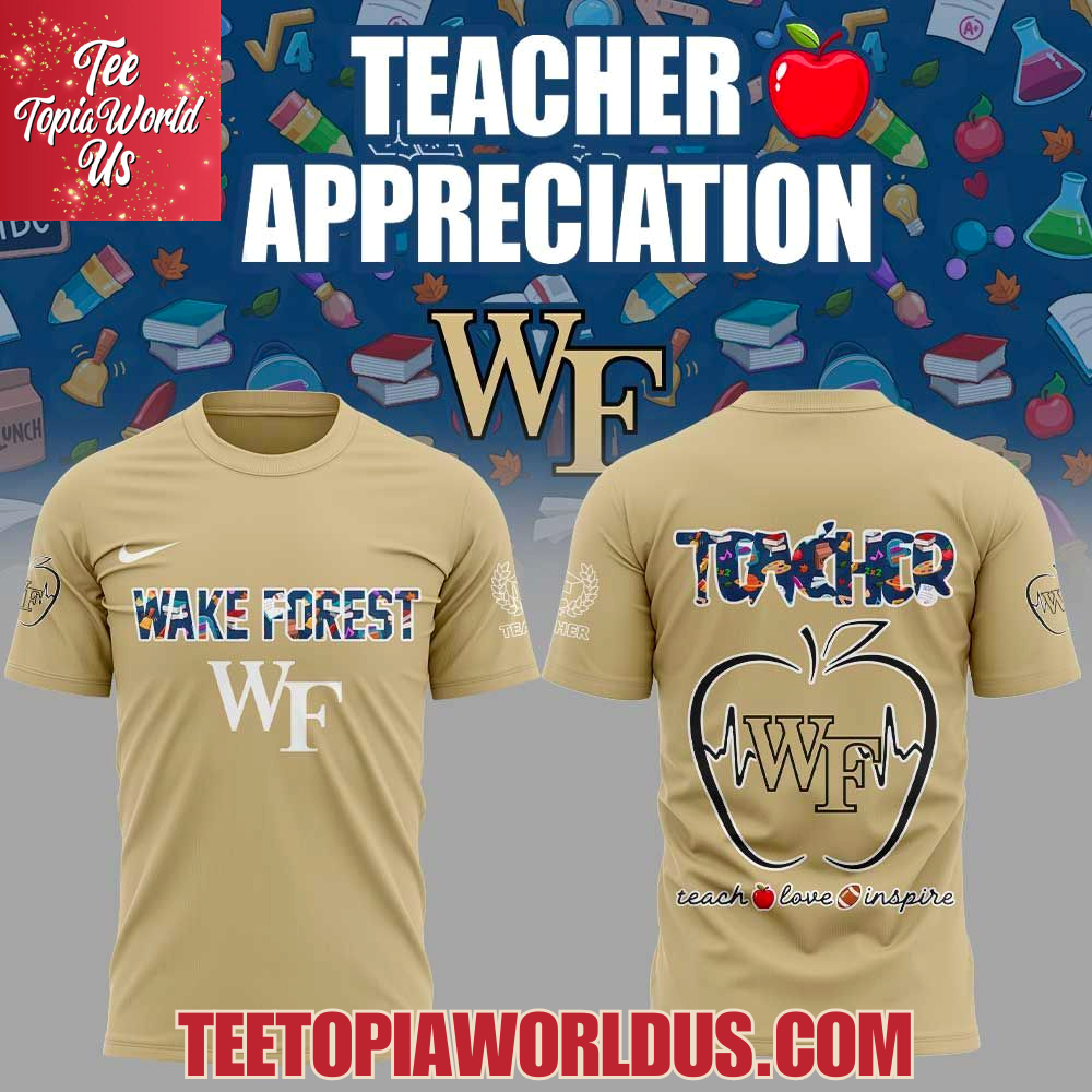 Wake Forest Deacons Teachers Appreciation Hoodie Wake Forest Deacons Teachers Appreciation Hoodie