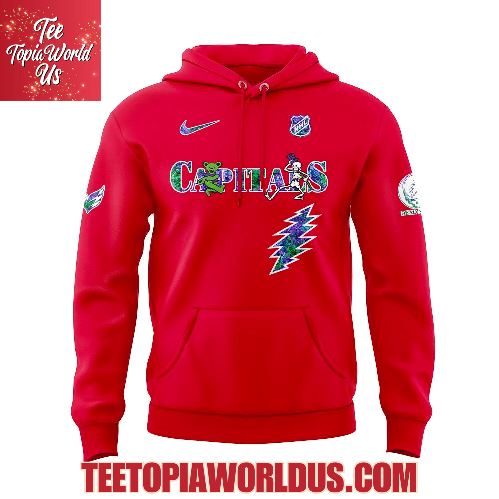 Washington Capitals Grateful Dead Night 2025 Hoodie Washington Capitals Grateful Dead Night 2025 Hoodie