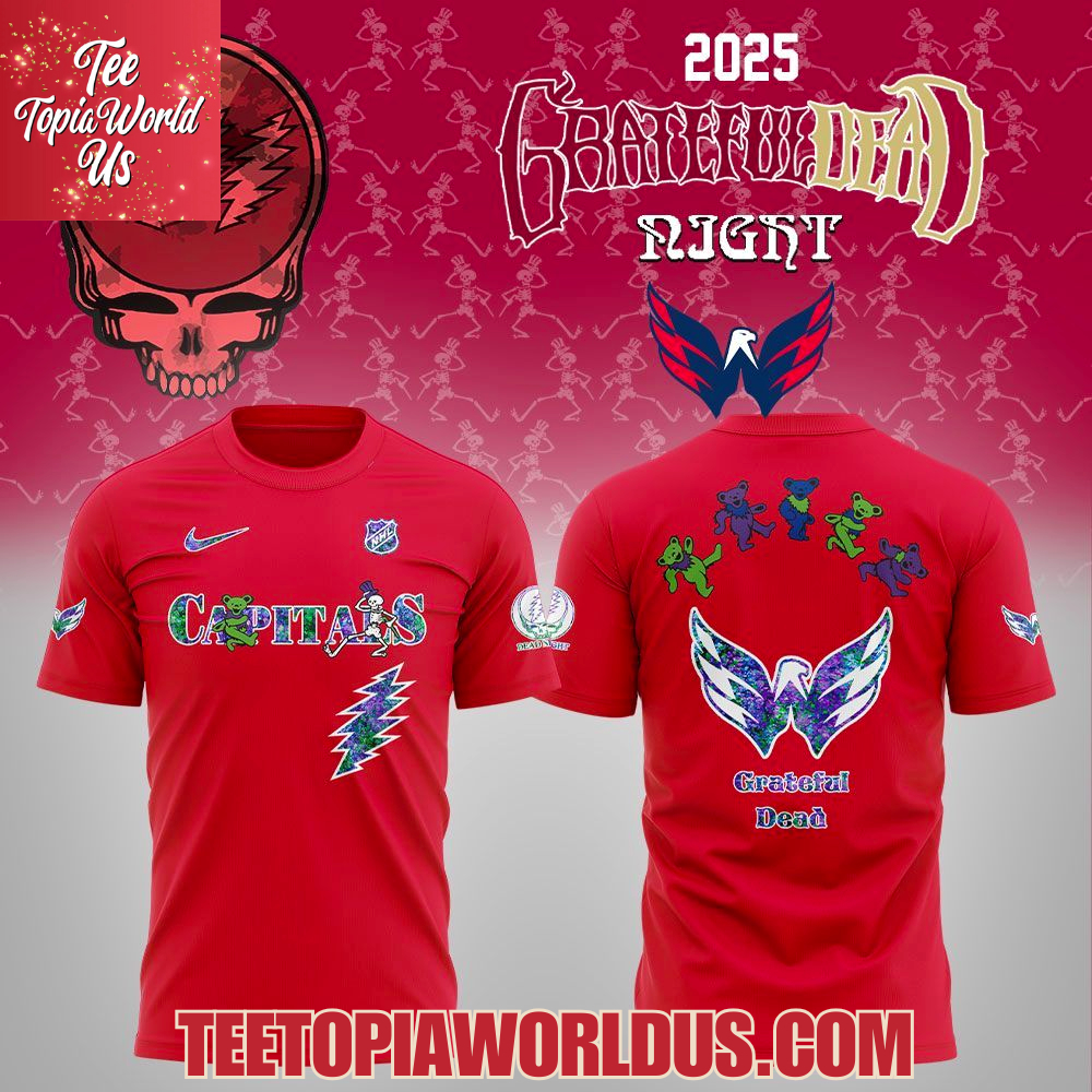 Washington Capitals Grateful Dead Night 2025 Hoodie Washington Capitals Grateful Dead Night 2025 Hoodie