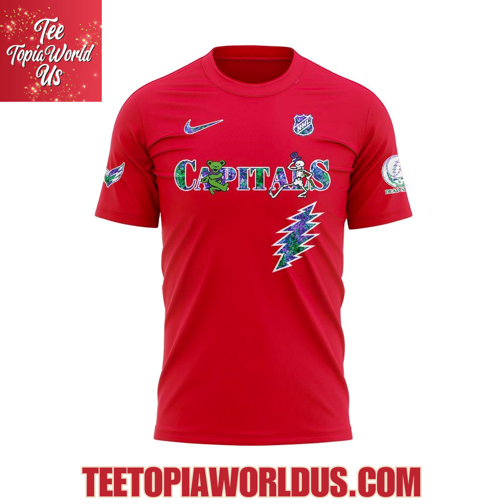 Washington Capitals Grateful Dead Night 2025 Hoodie Washington Capitals Grateful Dead Night 2025 Hoodie