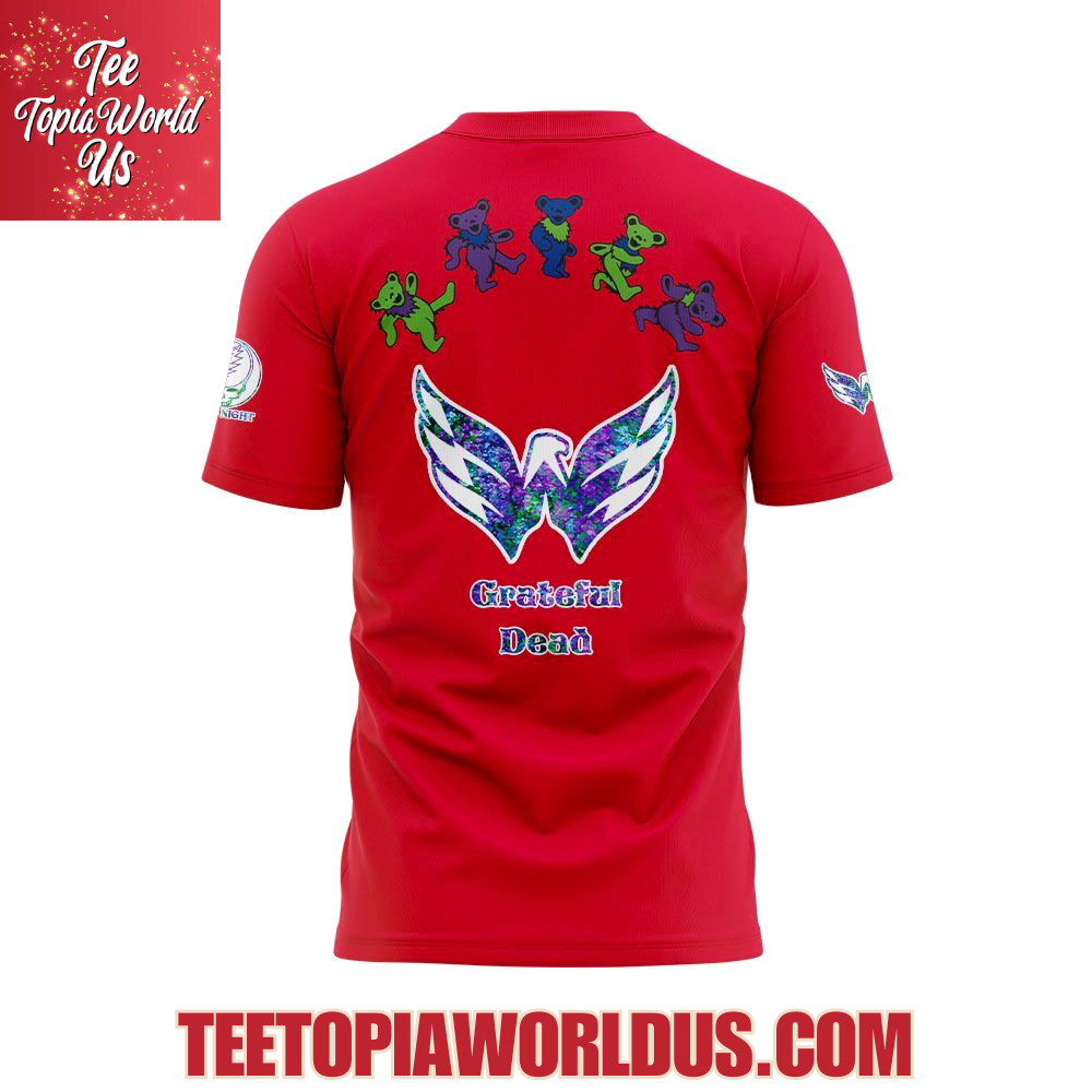 Washington Capitals Grateful Dead Night 2025 Hoodie Washington Capitals Grateful Dead Night 2025 Hoodie