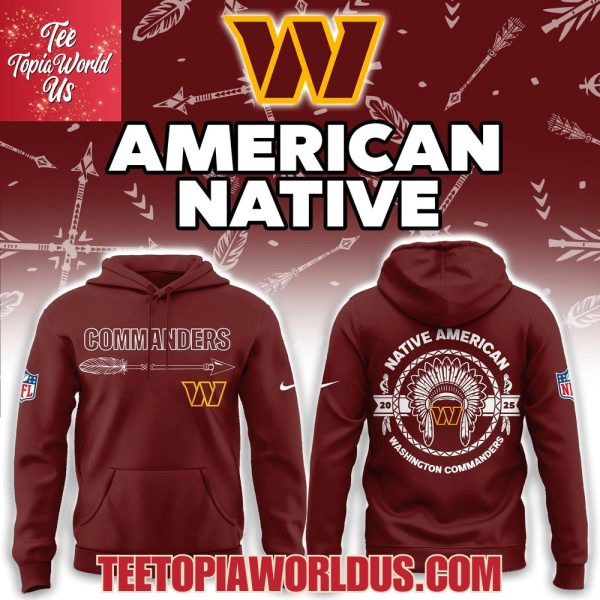Washington Commanders x Native American Heritage 2025 Hoodie Washington Commanders x Native American Heritage 2025 Hoodie