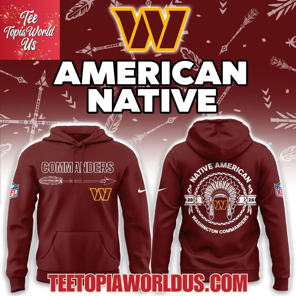Washington Commanders x Native American Heritage 2025 Hoodie Washington Commanders x Native American Heritage 2025 Hoodie