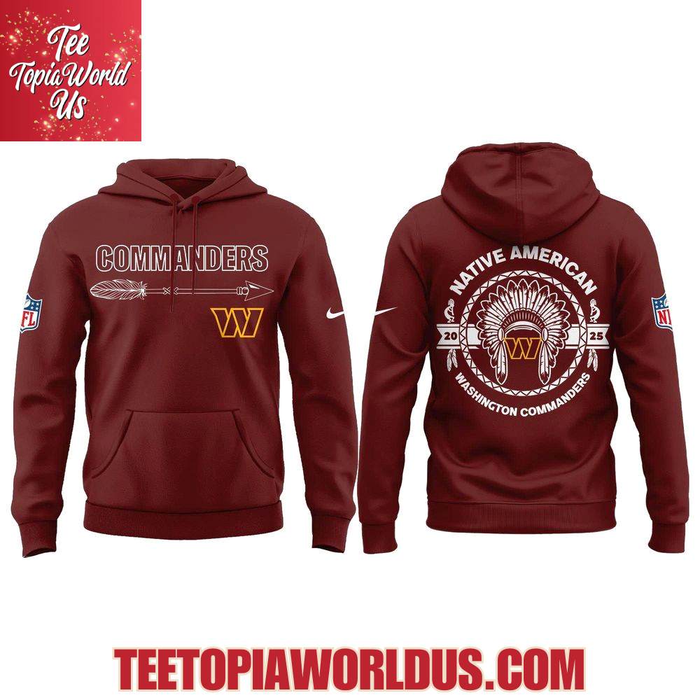 Washington Commanders x Native American Heritage 2025 Hoodie Washington Commanders x Native American Heritage 2025 Hoodie