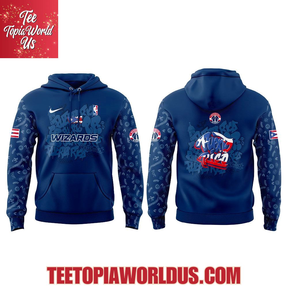 Washington Wizards Puerto Rican Heritage 2025 Hoodie Washington Wizards Puerto Rican Heritage 2025 Hoodie