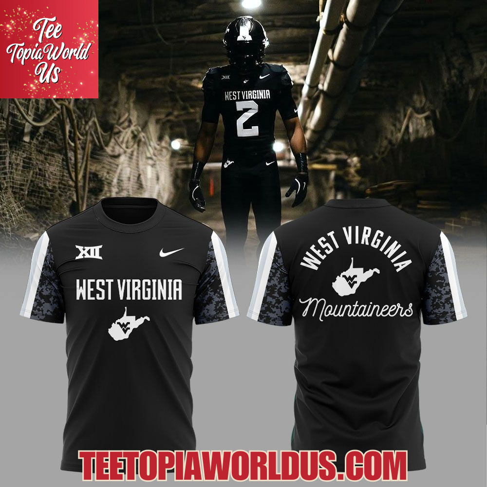 West Virginia Football Charcoal Black Suit 2025 Hoodie West Virginia Football Charcoal Black Suit 2025 Hoodie