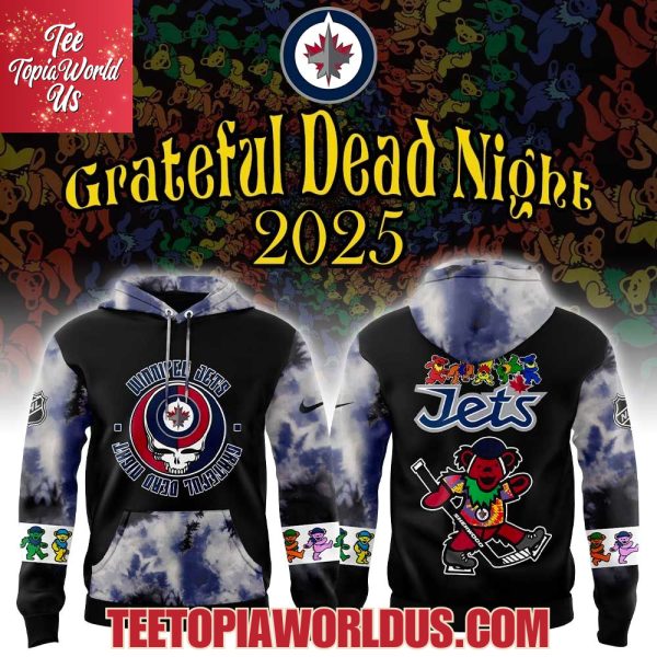 Winnipeg Jets Grateful Dead Night 60th Hoodie Winnipeg Jets Grateful Dead Night 60th Hoodie
