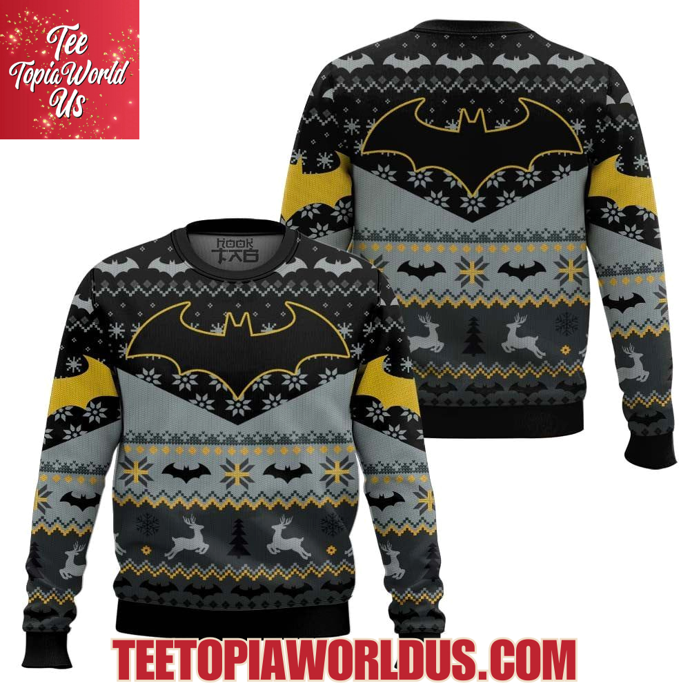 Xmas Batman Ugly Christmas Sweater Xmas Batman Ugly Christmas Sweater