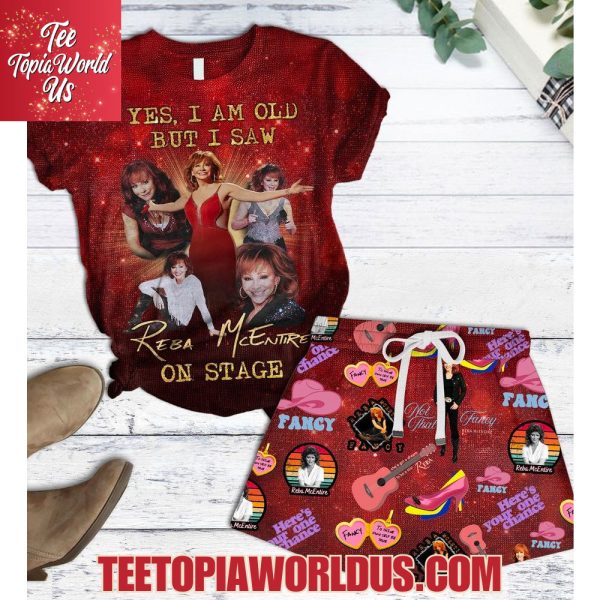 Yes, I Am Old But I Saw Reba Mcentire On Stage Pajamas Set