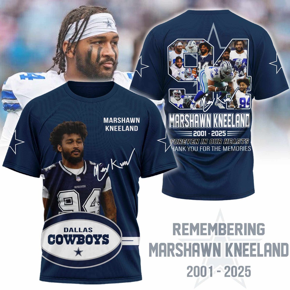 Remembering Marshawn Kneeland 2001 - 2025 T-Shirt Remembering Marshawn Kneeland 2001 - 2025 T-Shirt