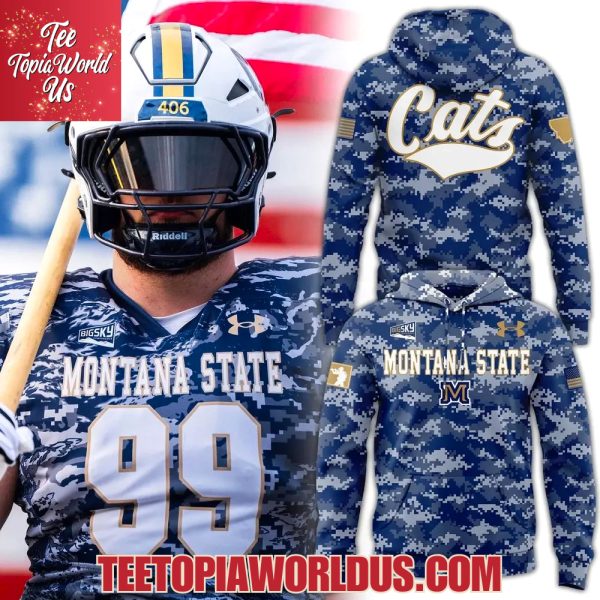 2025 Salute to Service Montana State Football Hoodie