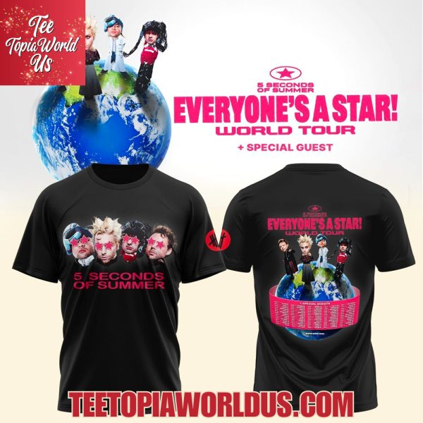 5 Seconds Of Summer Everyone’s A Star! Tour T-Shirt, Hoodie