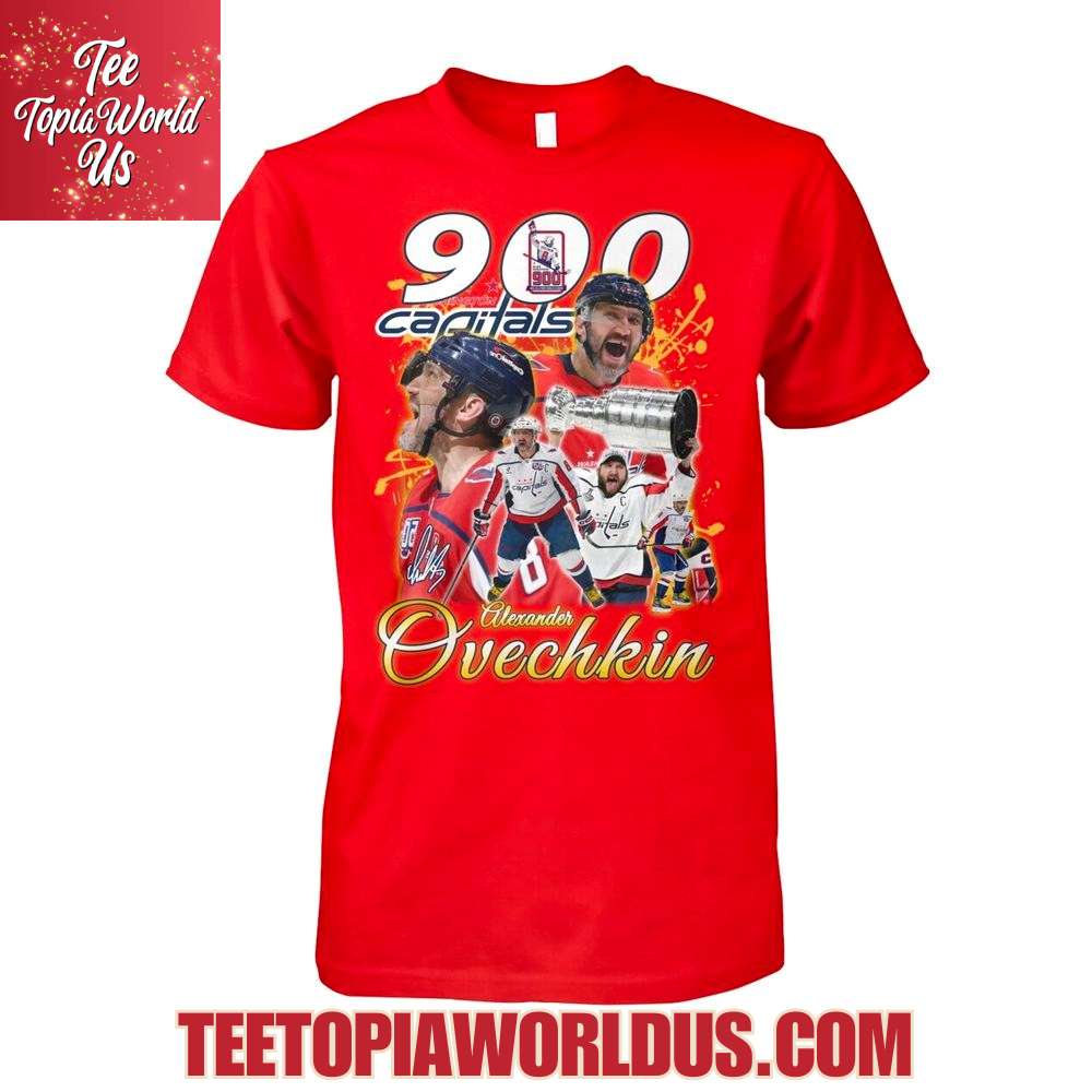 Alexander Ovechkin 900 Goals T-Shirt Alexander Ovechkin 900 Goals T-Shirt