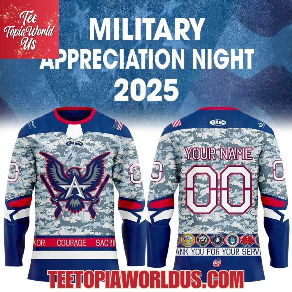 Allen Americans x Military Appreciation Night Jersey