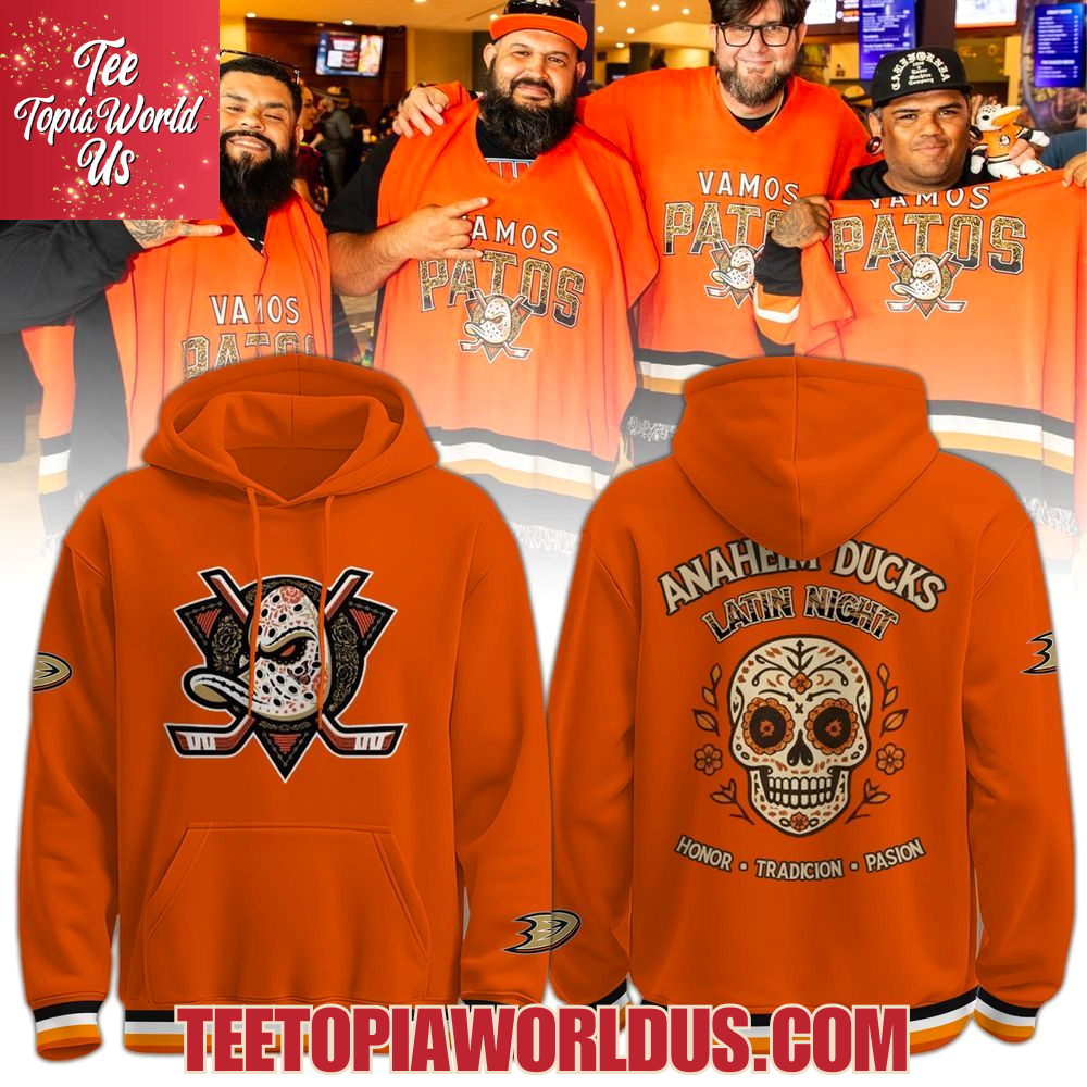 Anaheim Ducks Latin Night Hoodie Anaheim Ducks Latin Night Hoodie